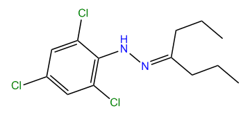 Heptan-4-one 2,4,6-trichlorophenyl hydrazone